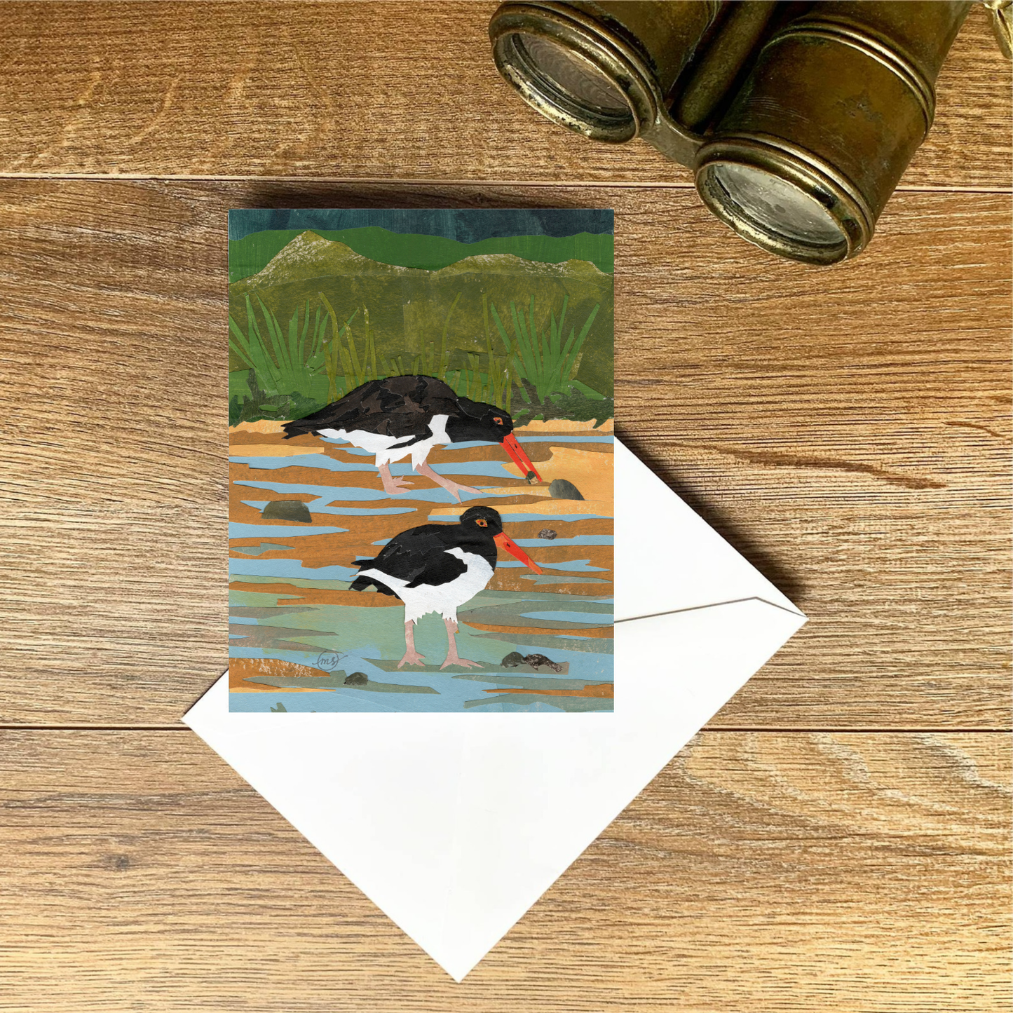 Oystercatchers Note Card