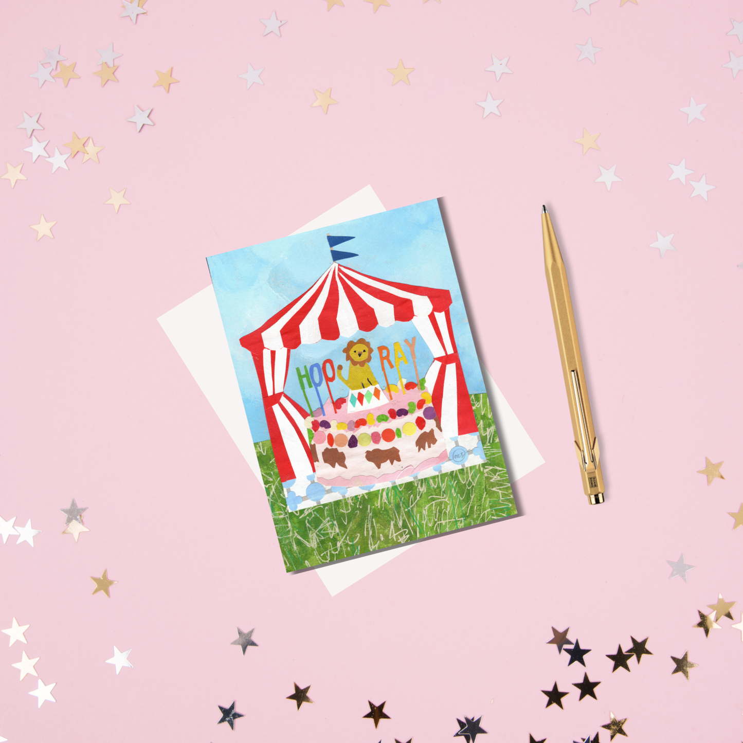 Big Top Birthday Note Card