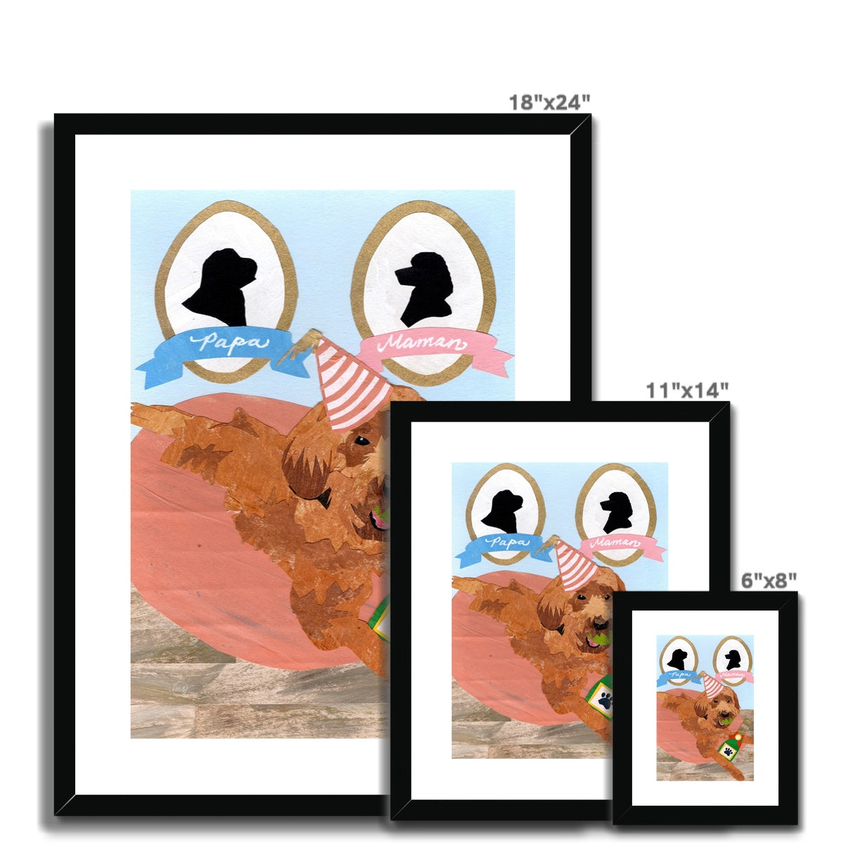 Golden Girl Framed & Matted Print