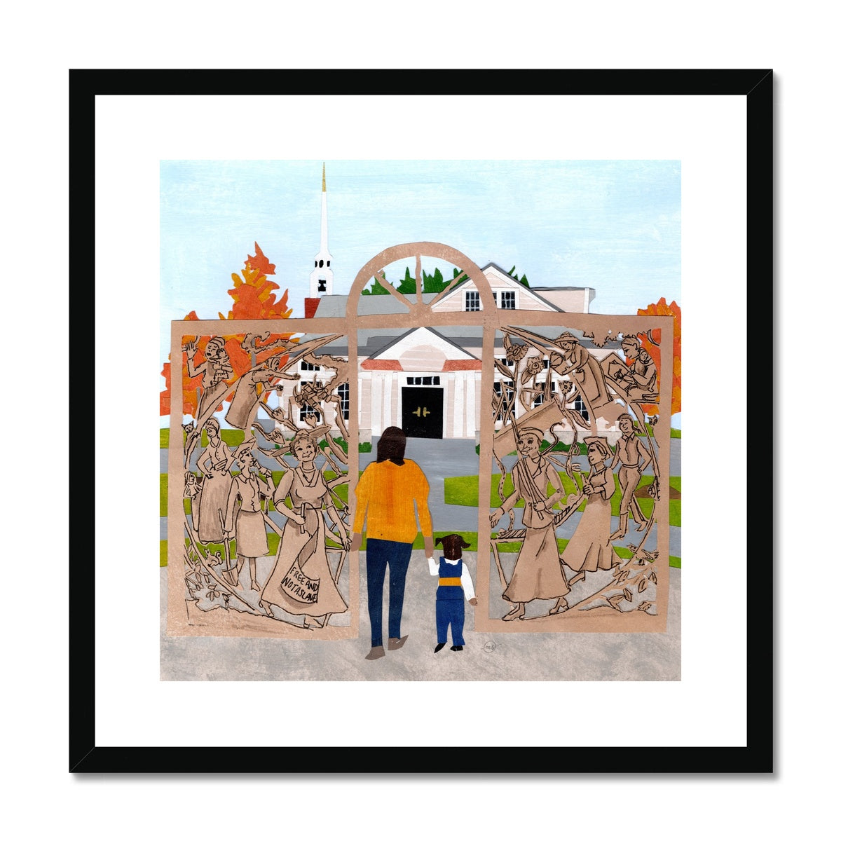 Her Town Too Framed & Matted Print