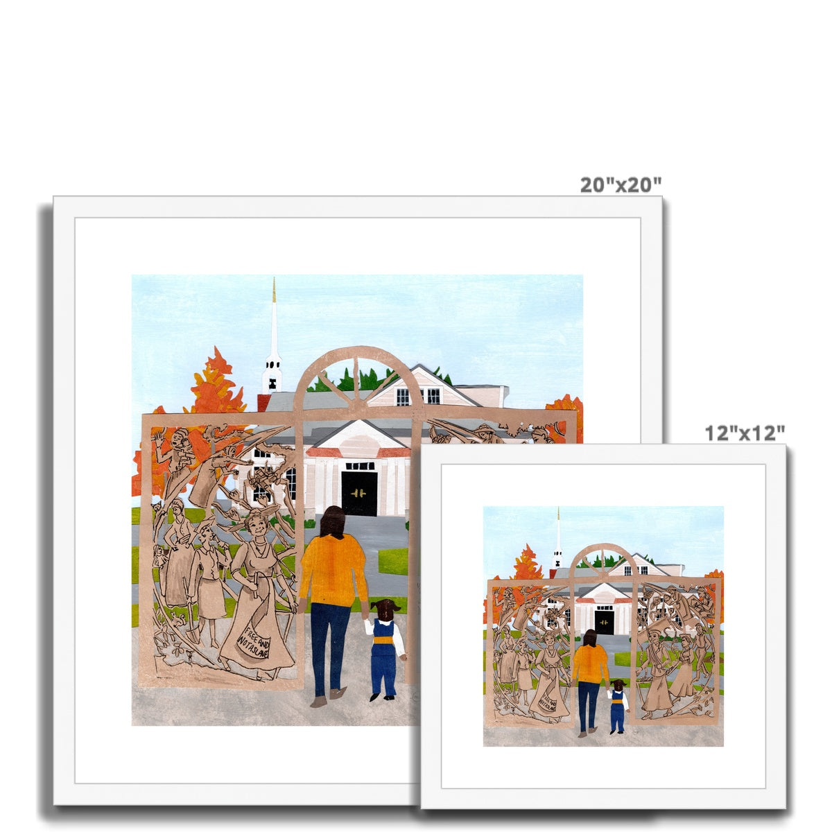 Her Town Too Framed & Matted Print