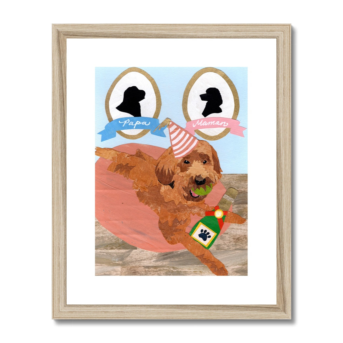 Golden Girl Framed & Matted Print