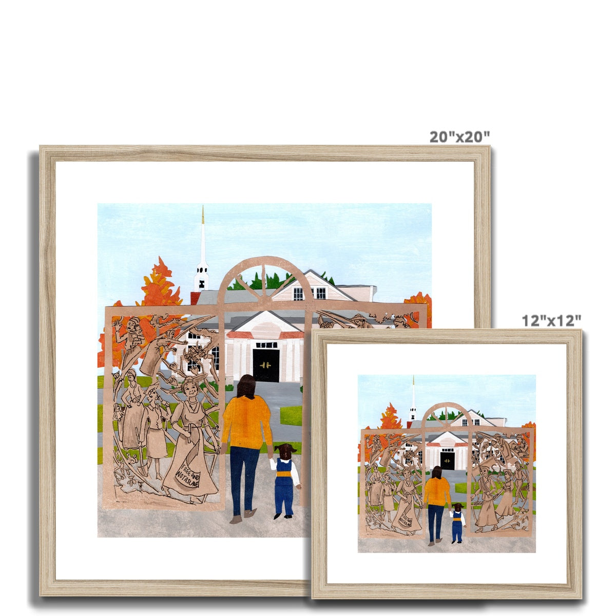 Her Town Too Framed & Matted Print