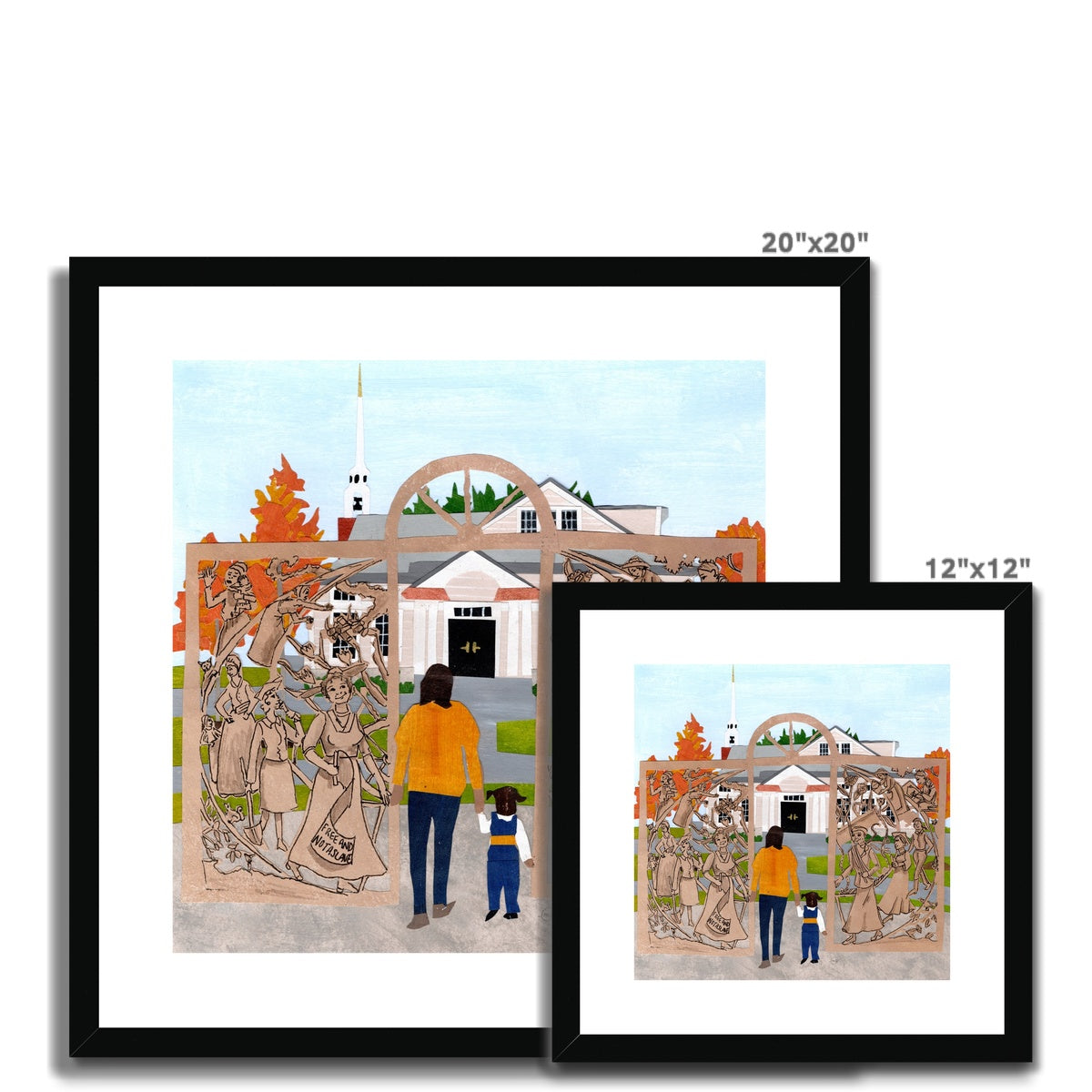 Her Town Too Framed & Matted Print