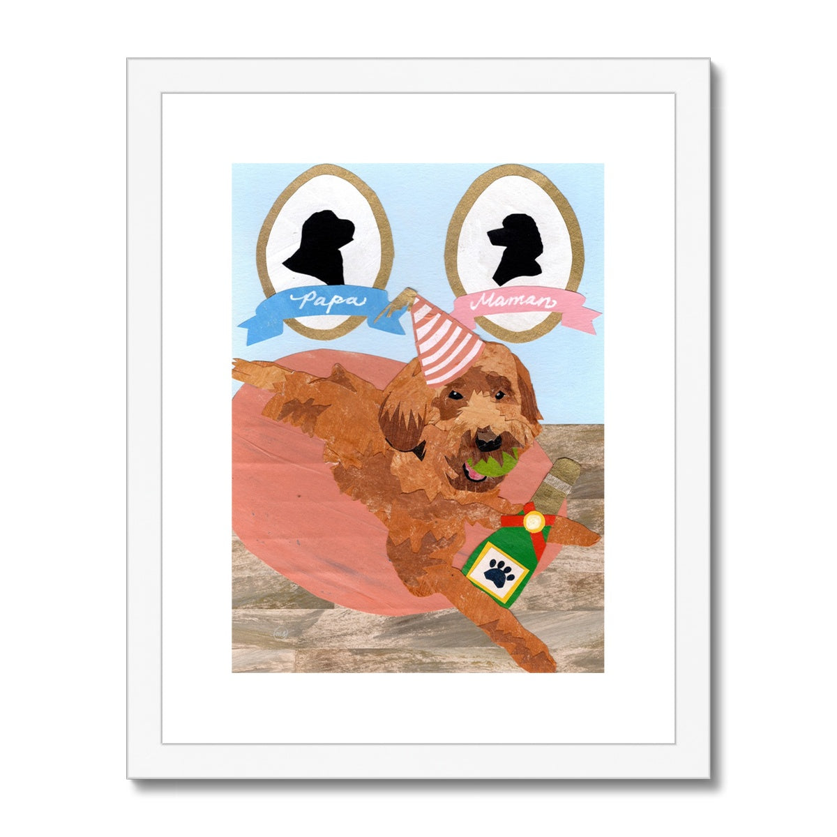 Golden Girl Framed & Matted Print