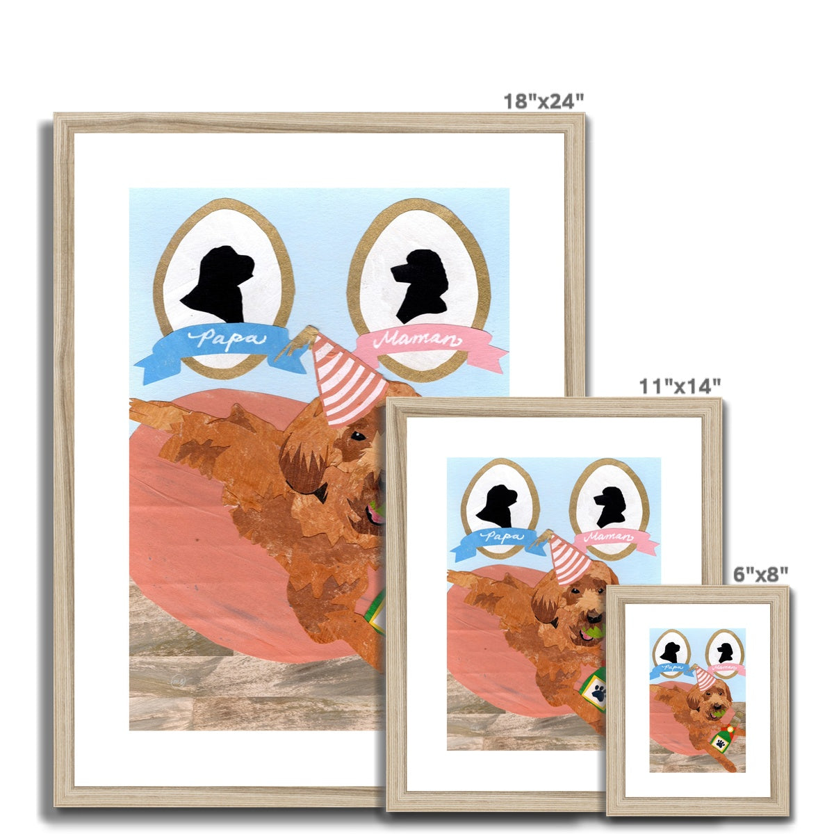 Golden Girl Framed & Matted Print