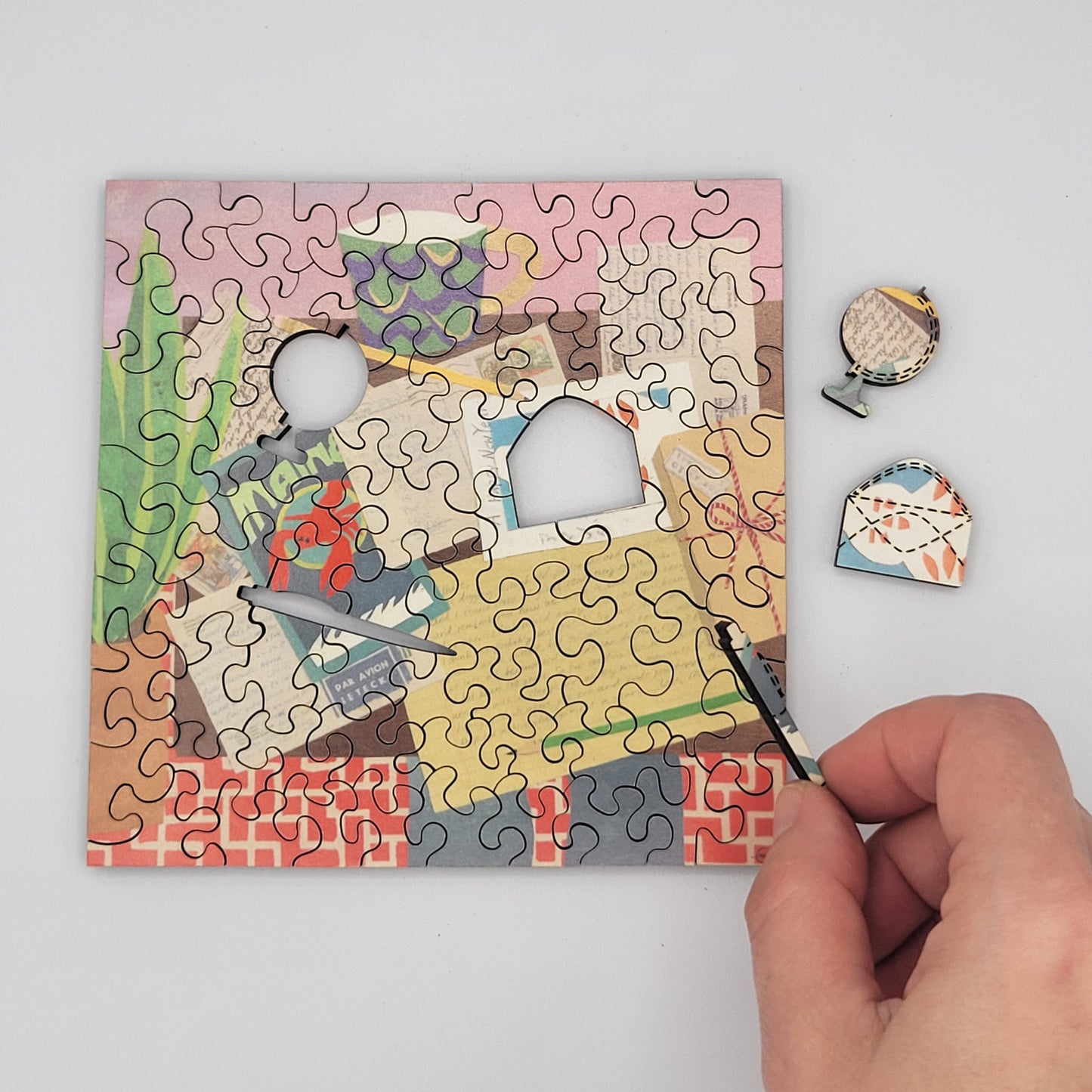 Pen Pals Wood Jigsaw Puzzle