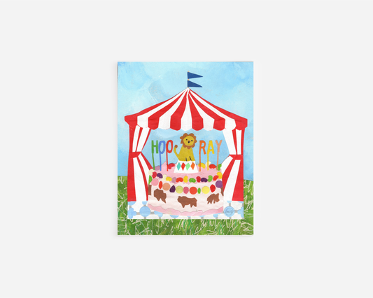 Big Top Birthday Note Card