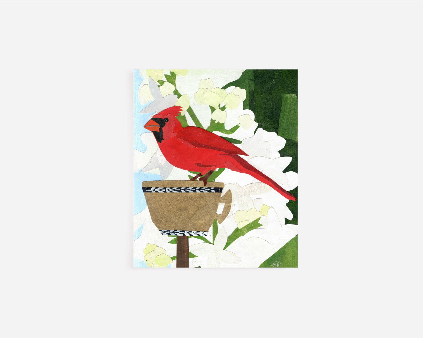 Cardinal Wu Note Card