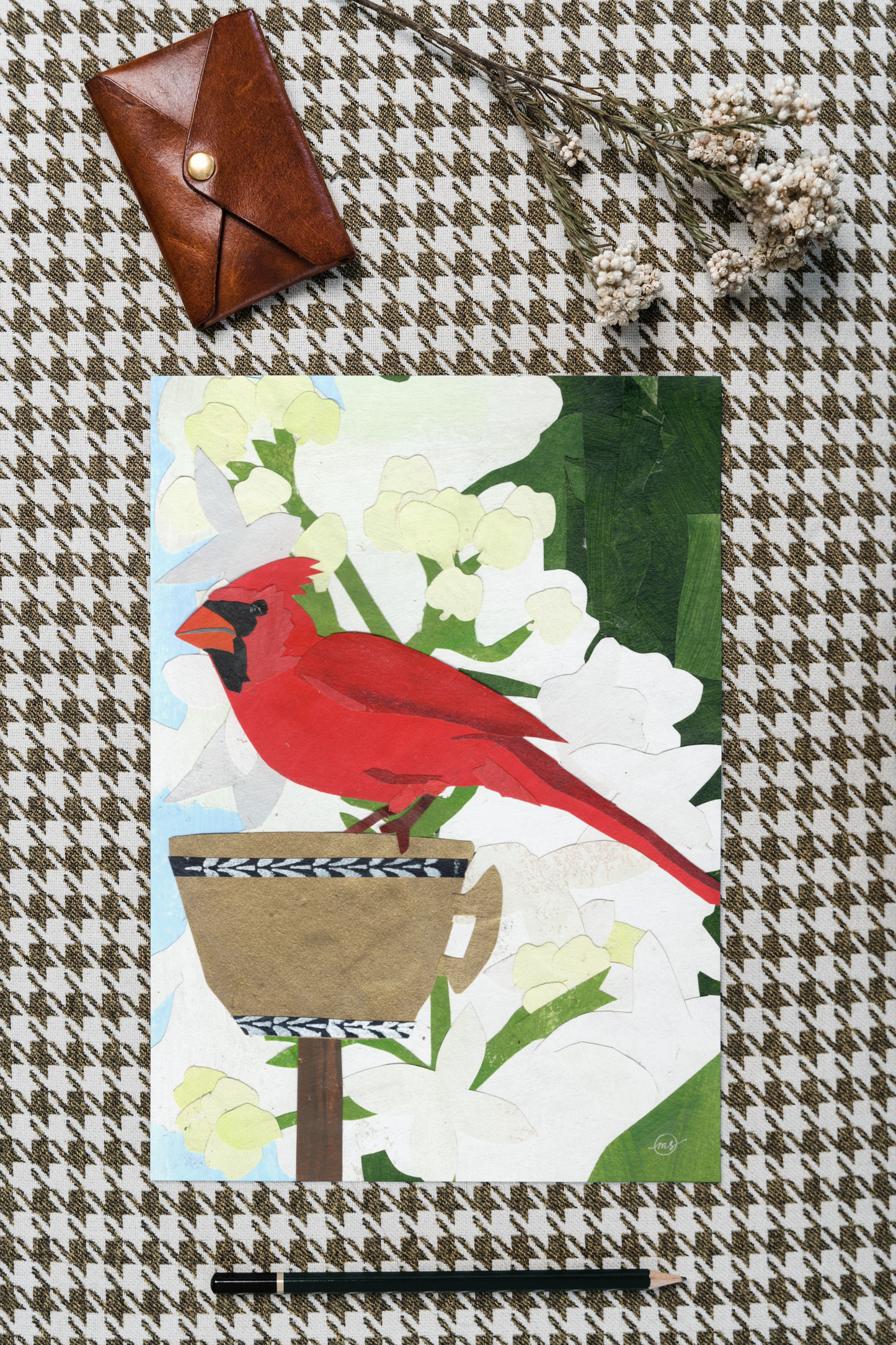 Cardinal Wu Note Card