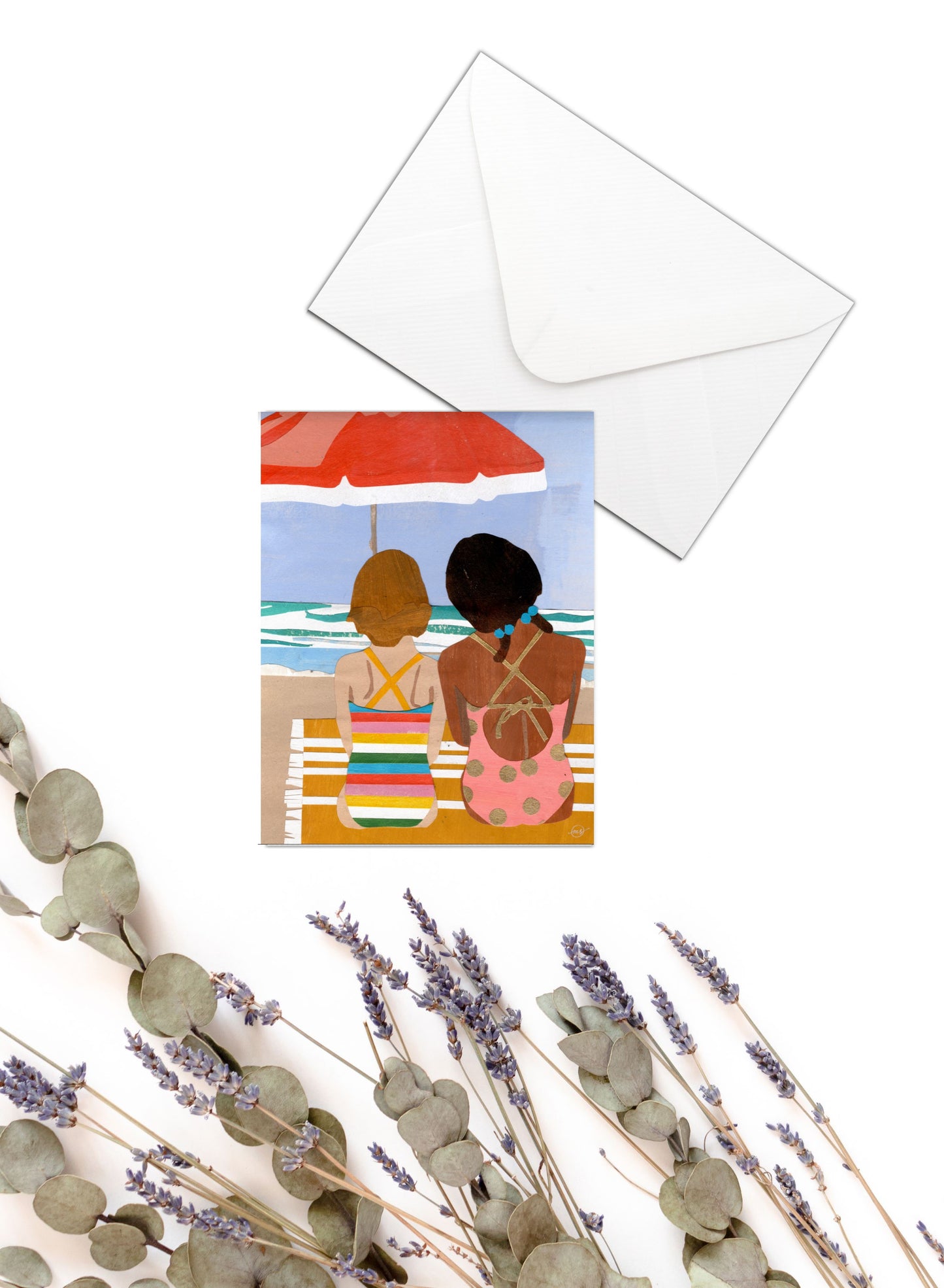 Summer Sisters Note Card