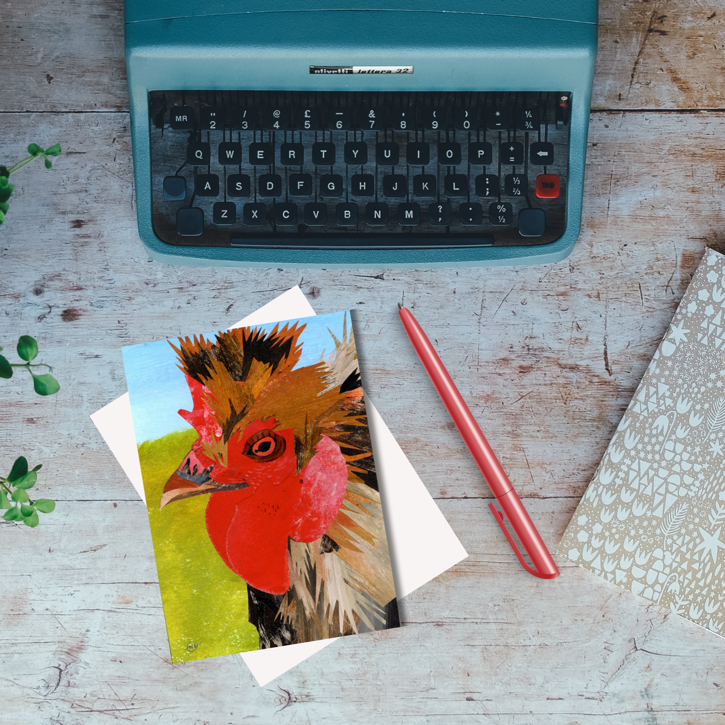 Barnyard Soloist Note Card