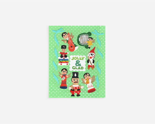 Jolly & Glad Christmas Note Card
