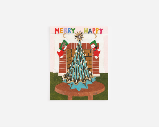 Merry Happy Note Card