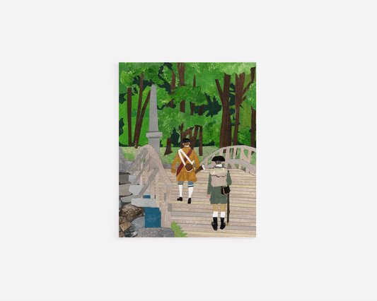 Old North Bridge Note Card