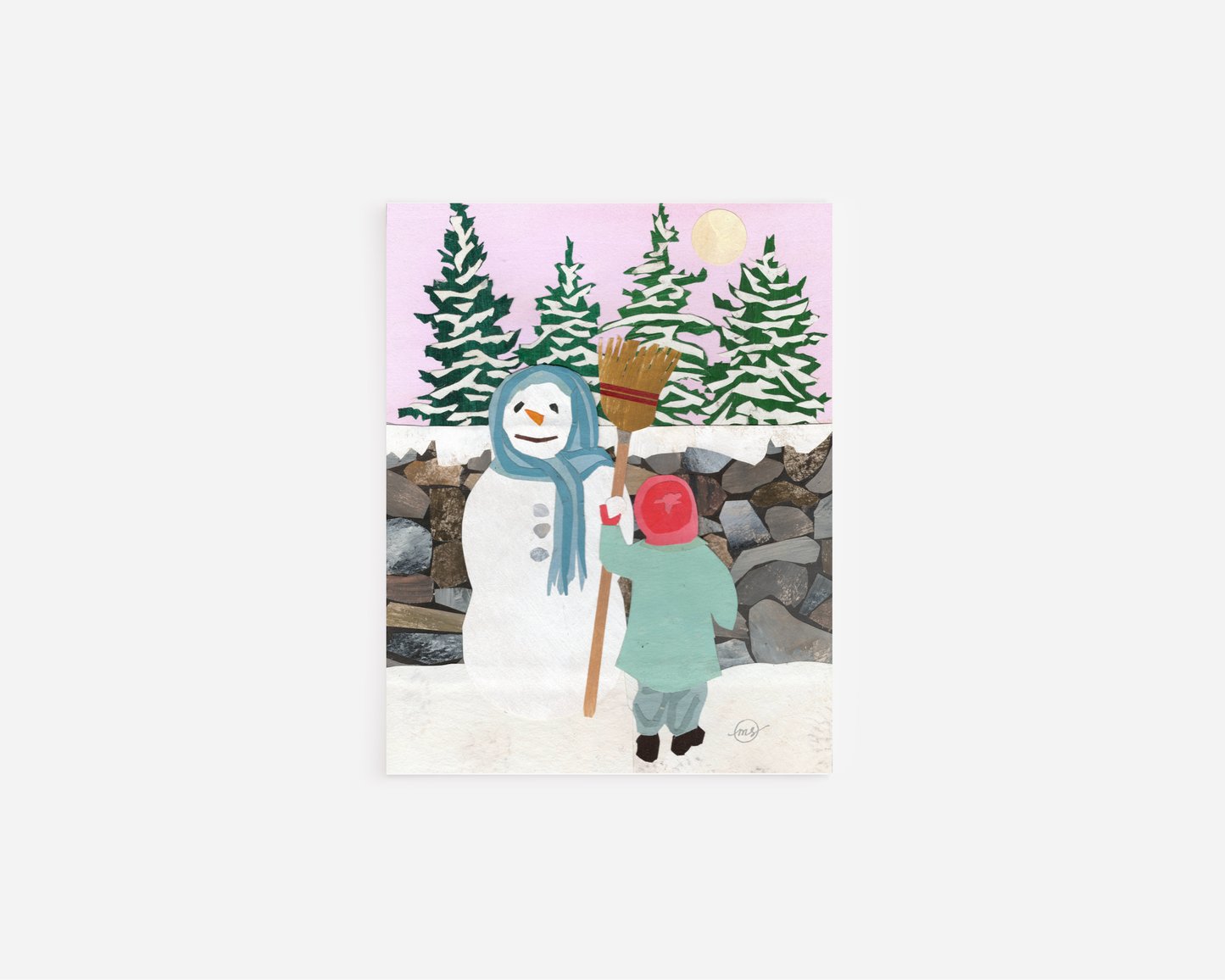 Snow Day Note Card
