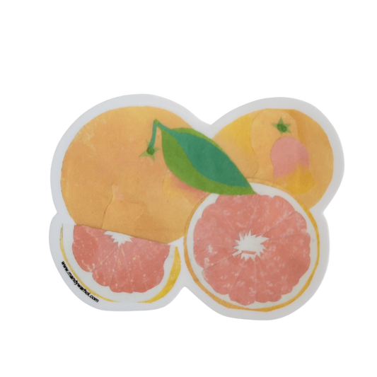 Grapefruit Sticker