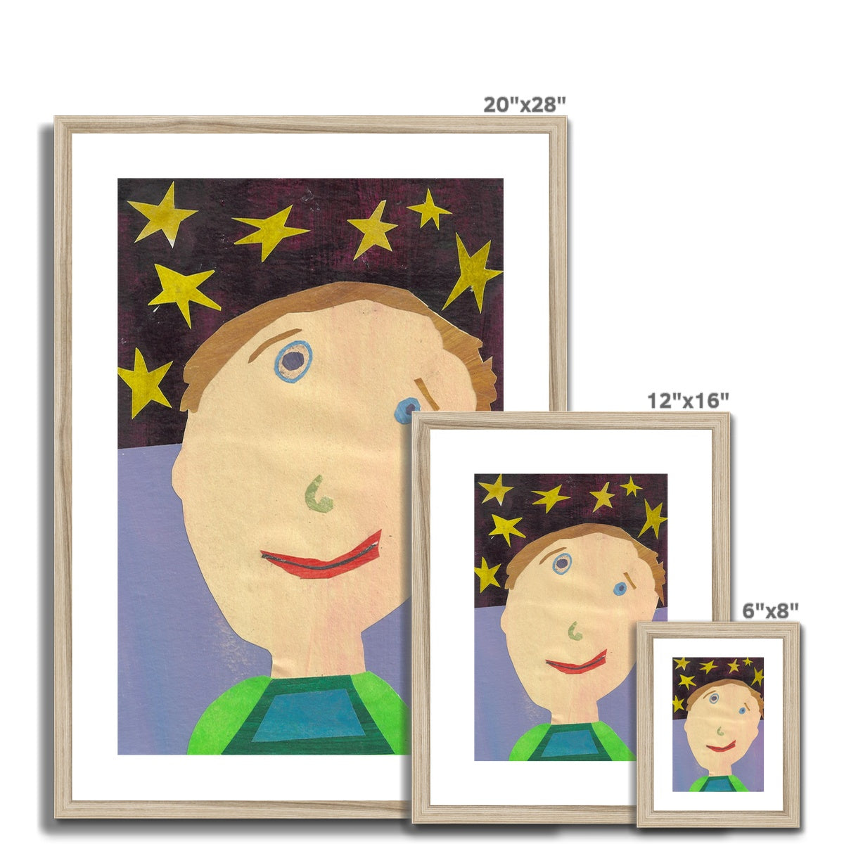 Boy Framed & Matted Print