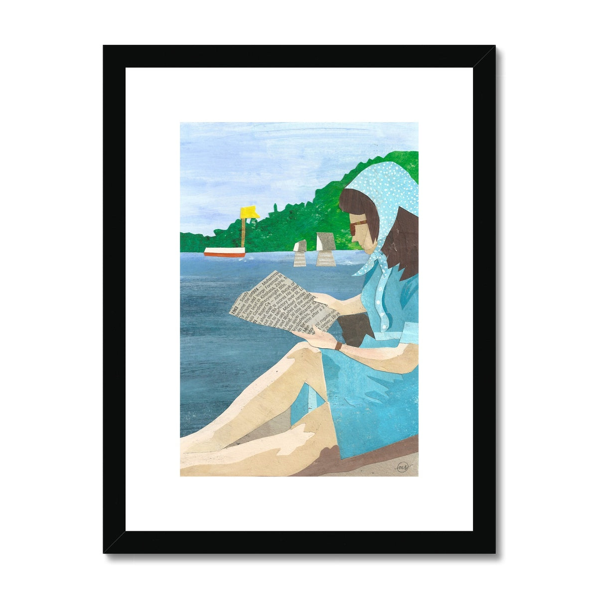 Lady of the Lake Framed & Matted Print
