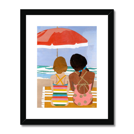 Summer Sisters Framed & Matted Print