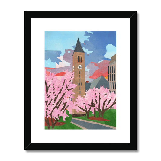 McGraw Tower Framed & Matted Print