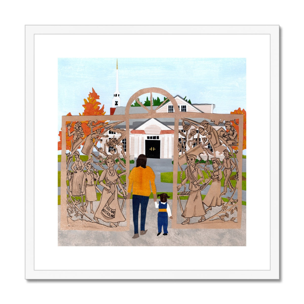 Her Town Too Framed & Matted Print