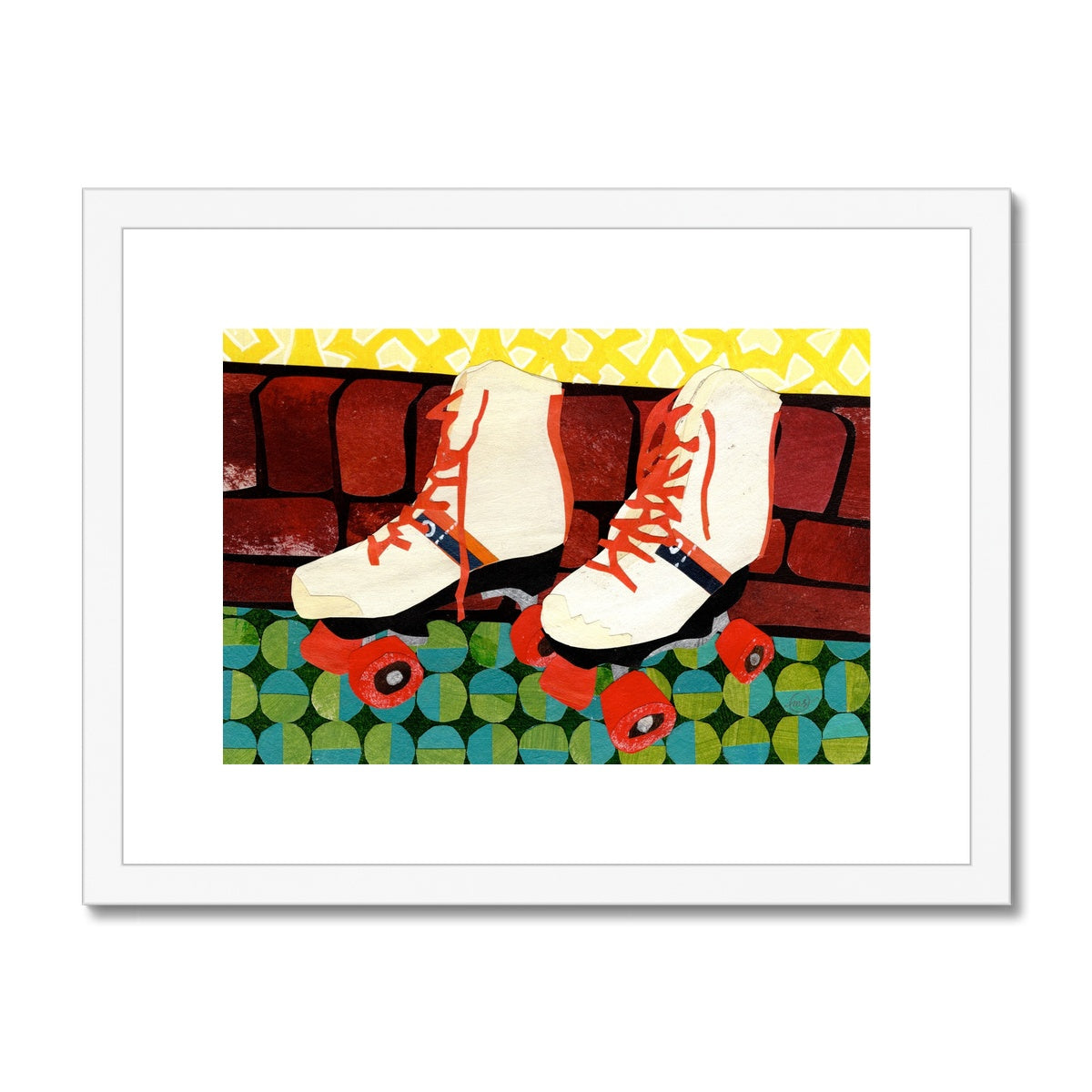 Roller Dreams Framed & Matted Print