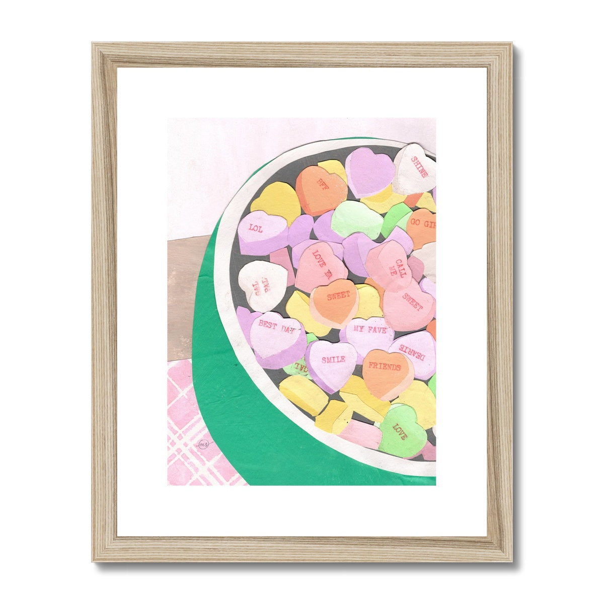 Sweet Friendship Framed & Matted Print