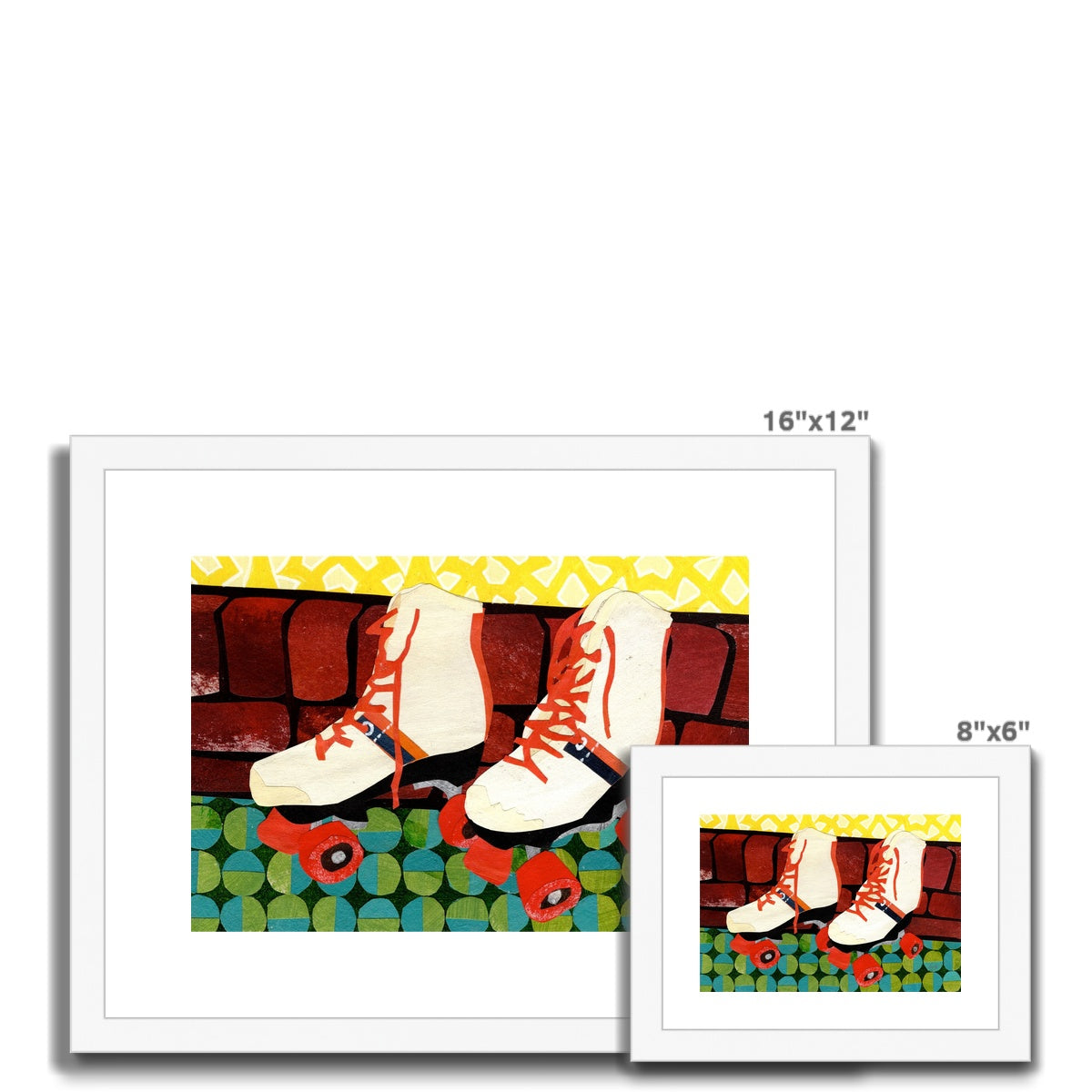 Roller Dreams Framed & Matted Print