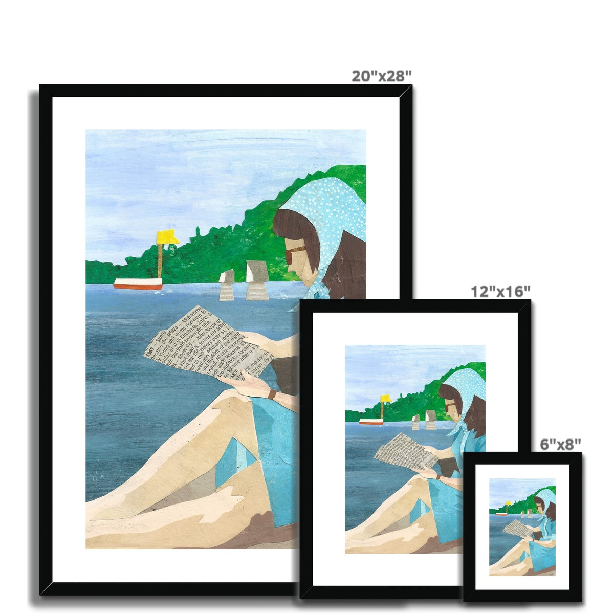 Lady of the Lake Framed & Matted Print