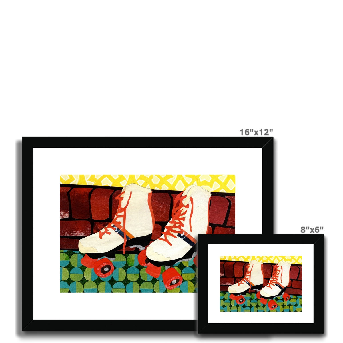 Roller Dreams Framed & Matted Print