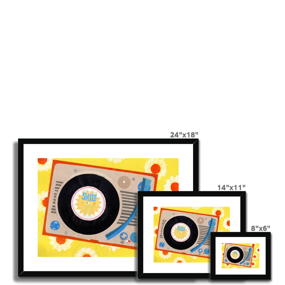 Smile! Framed & Matted Print