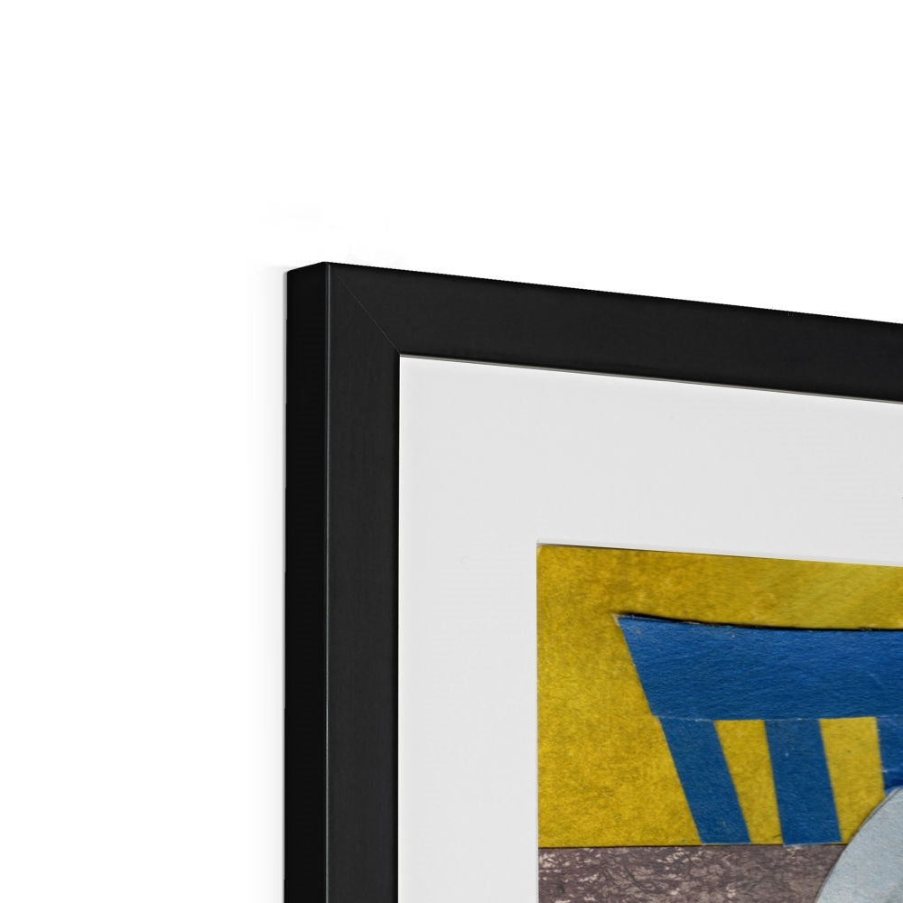 Cloudy with a Chance of Waffles Framed & Matted Print